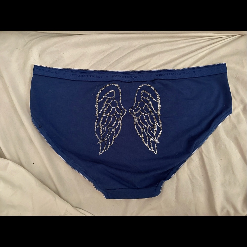 Victoria’s Secret - Rhinestone Angel Wings Cotton Briefs NWT